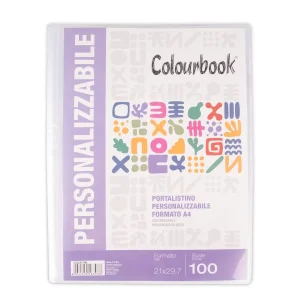 Portalistino A4 trasparente – 100 buste