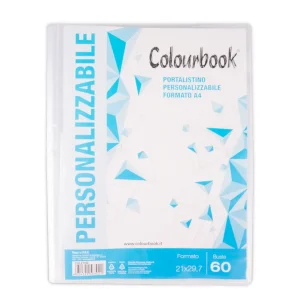 Portalistino A4 trasparente – 60 buste