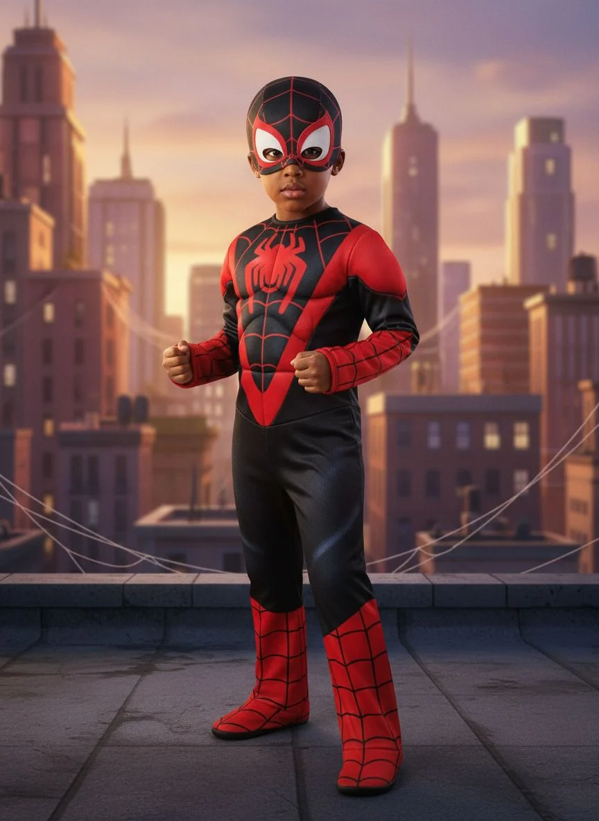 Abito Spiderman Miles Morales