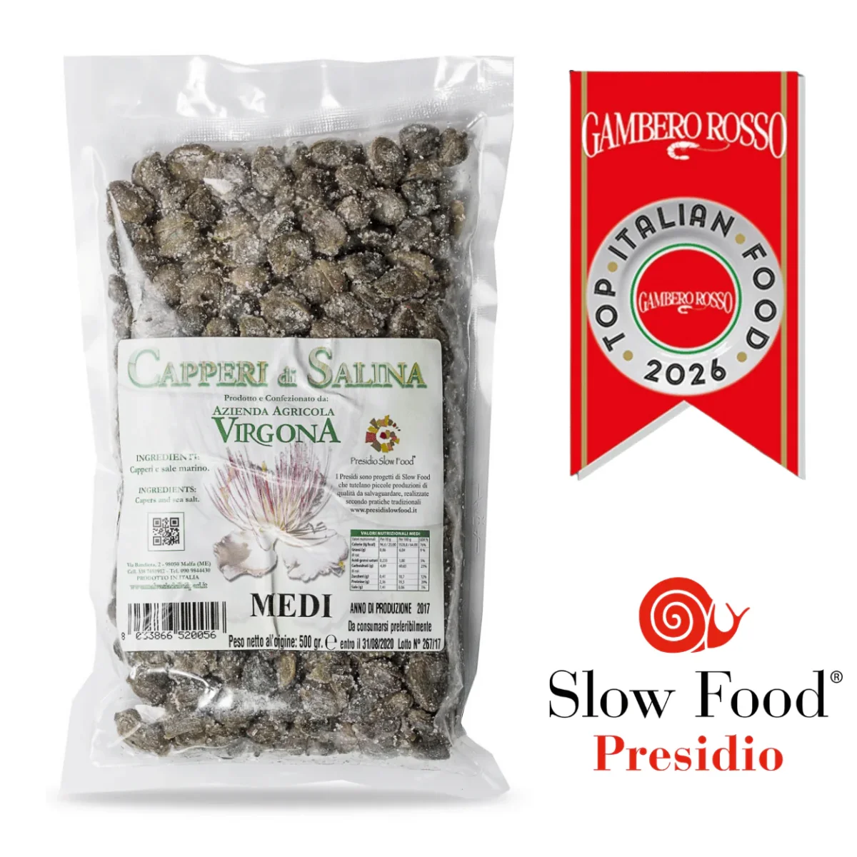 Capperi di Salina Virgona -Medi - immagine 3