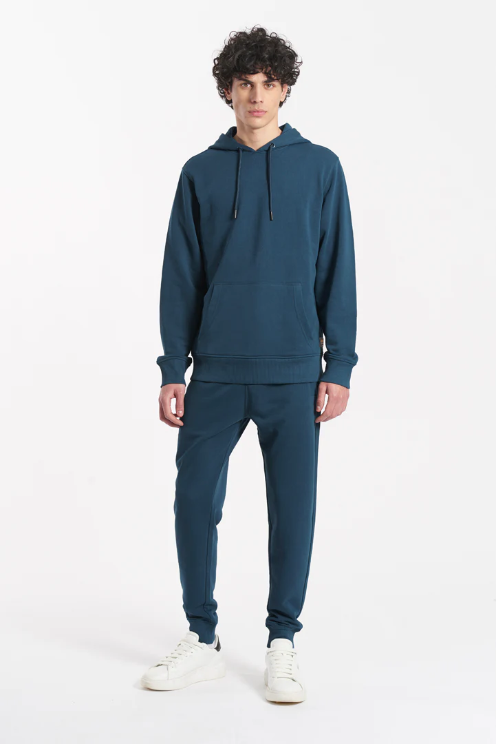 Felpa con cappuccio e tasconi “True Tone”