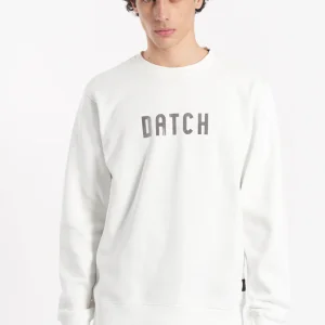 Felpa con logo stampato e polsini a coste