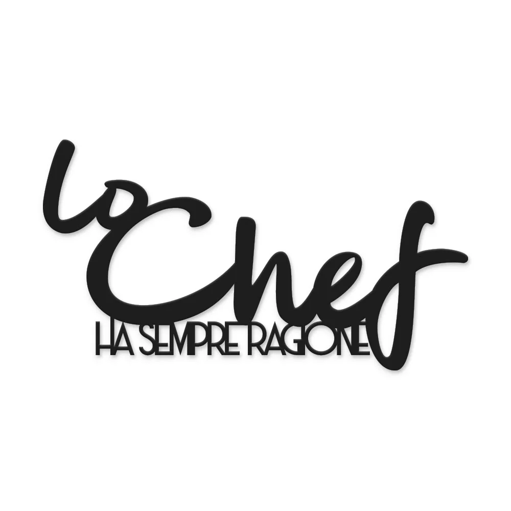 Lo chef ha sempre ragione