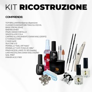 KIT RICOSTRUZIONE UNGHIE GEL