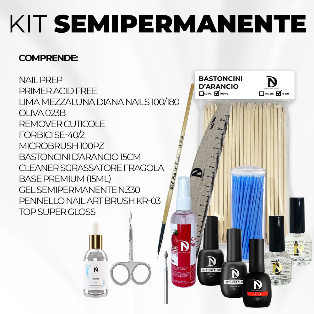 KIT SEMIPERMANENTE COMPLETO
