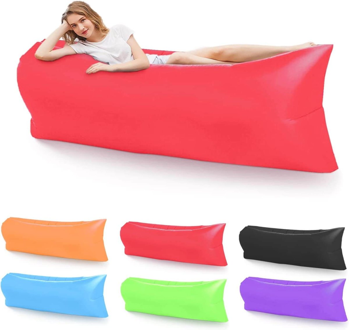 Lettino Gonfiabile Mare Sacco Divano Banana Letto Ad Aria Sofa Materasso Piscina