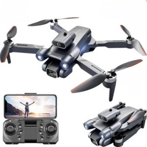 Mini drone quadricottero pieghevole con telecamera telecomando wifi ostacoli