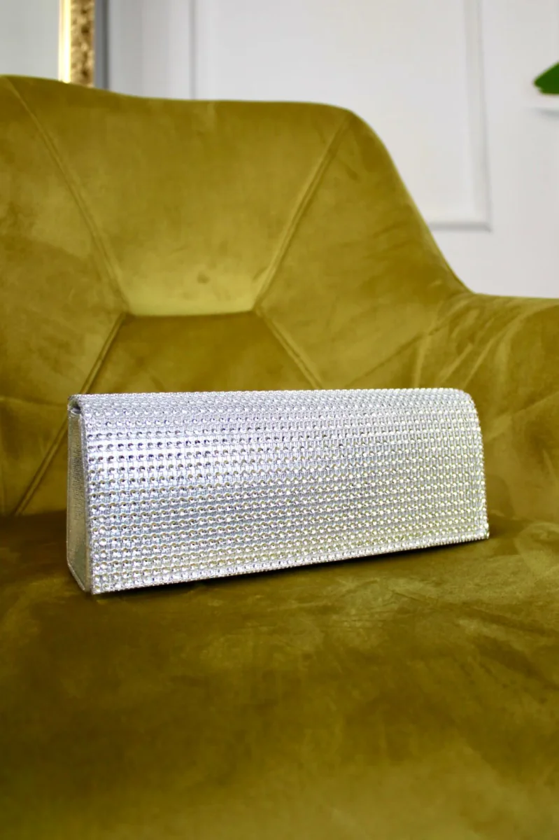 Pochette Glow Argento