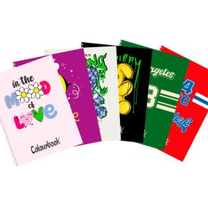 Quaderno a spirale A4 AciDaisy – Righe medie e superiori