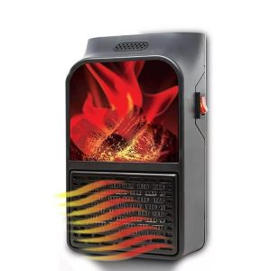 Stufa elettrica 600W basso consumo con termostatato Timer Silenziosa Sicura