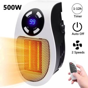 Stufa elettrica portatile a basso consumo 500w gradi regolabili per casa e ufficio