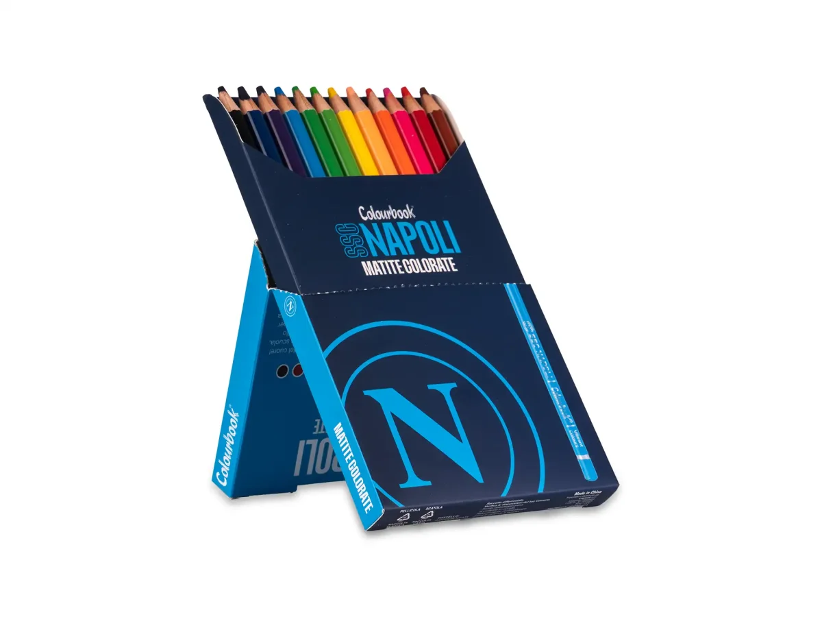 Confezione 12 matite colorate SSC Napoli