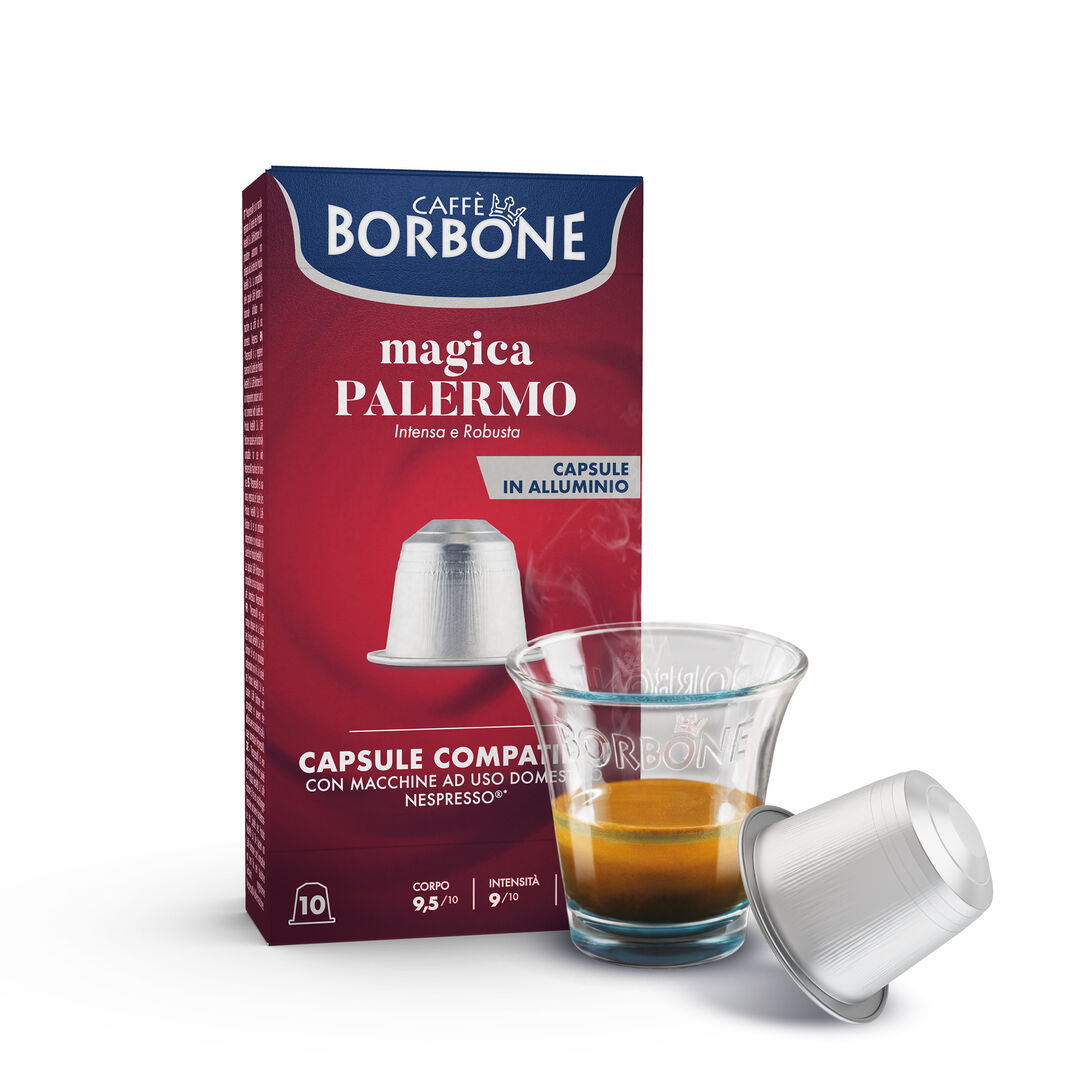 Capsule Caffè Borbone Magica Palermo – “Nespresso Alluminio” 10pz.