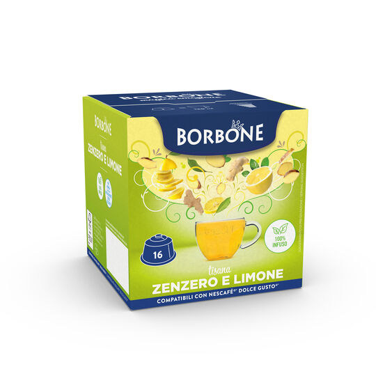 Capsule Caffè Borbone Zenzero e Limone – “Dolce Gusto” 16pz.