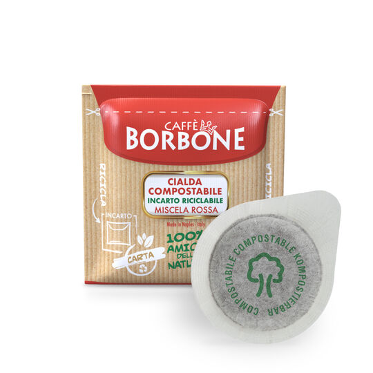 Cialde Caffè Borbone Rossa 150pz.