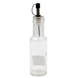 Dispenser Olio 125ml Portatile Olio Aceto Da Cucina Da Tavola Vetro Oliera