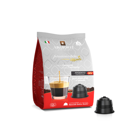 Capsule Caffè Lollo Dolcissima Argento – “Dolce Gusto” 96pz.