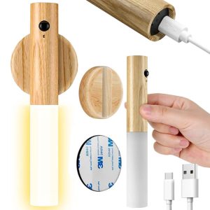 Lampada da parete calda a led con rilevatore di movimento magnetico a parete