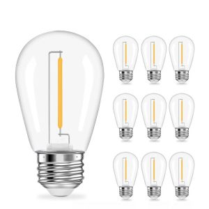 Lampada Led 1w E27 S14 Bulbo Goccia Lampadina Led Luce Calda Fredda Naturale