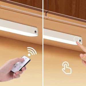 Luce Armadio Led Luce sotto Pensile Luce Notturna Con Telecomando Ricaricabile