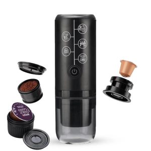 Macchina Caffè Espresso Portatile Elettrica 3in1 Polvere Cialde Sicuro