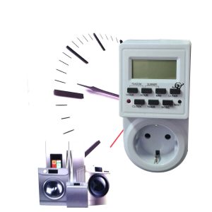 Presa elettrica temporizzata digitale schuko timer settimanale 24 ore programmabile