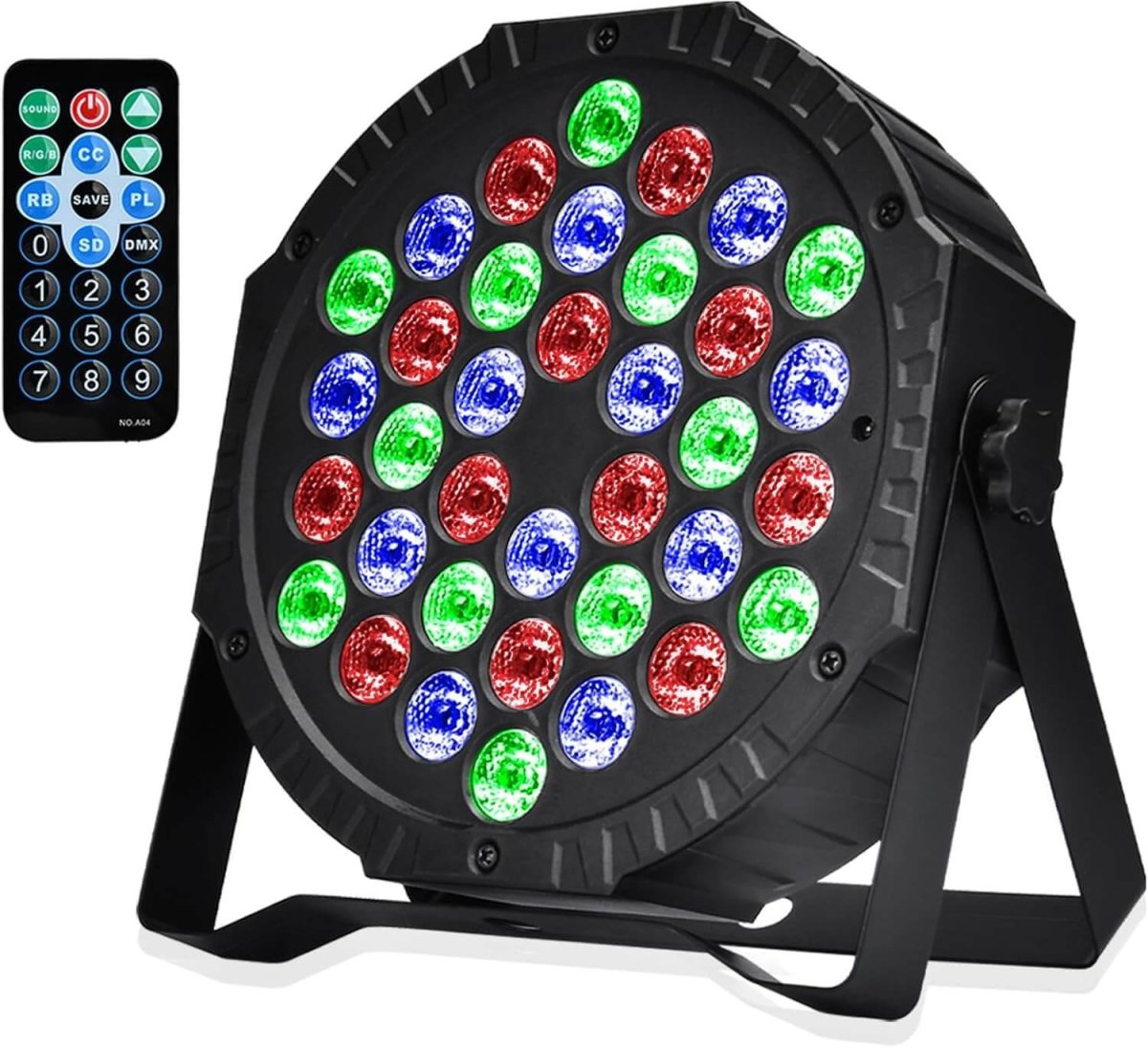 Proiettore led effetto luci per disco discoteca feste party faretto rgb