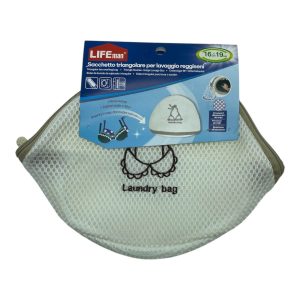 Sacchetto Biancheria salva reggiseno lavatrice per lavaggio sicuro con cerniera