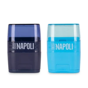 Temperamatite 2 fori con gomma e serbatoio SSC Napoli