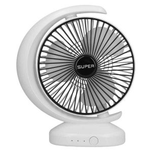 Ventilatore Portatile Ricaricabile da Tavolo Ufficio Scrivania